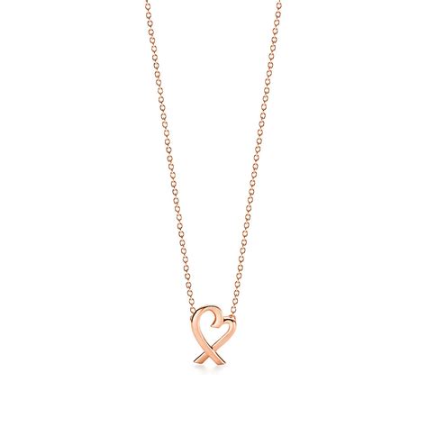 tiffany heart necklace replica free shipping|tiffany loving heart necklace.